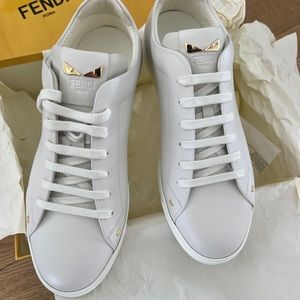Fendi Brand New White Sneakers